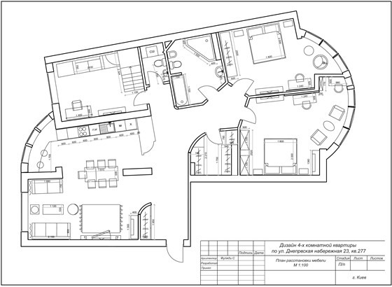 Interiors: создание чертежей для архитектора Сольмаз Фуляди